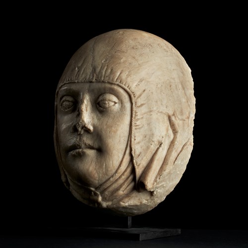 Head of a female Gisant